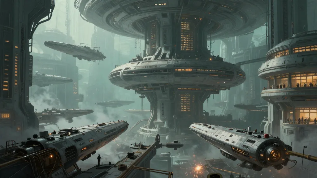 Zhou Heavy Industries orbital manufacturing complex